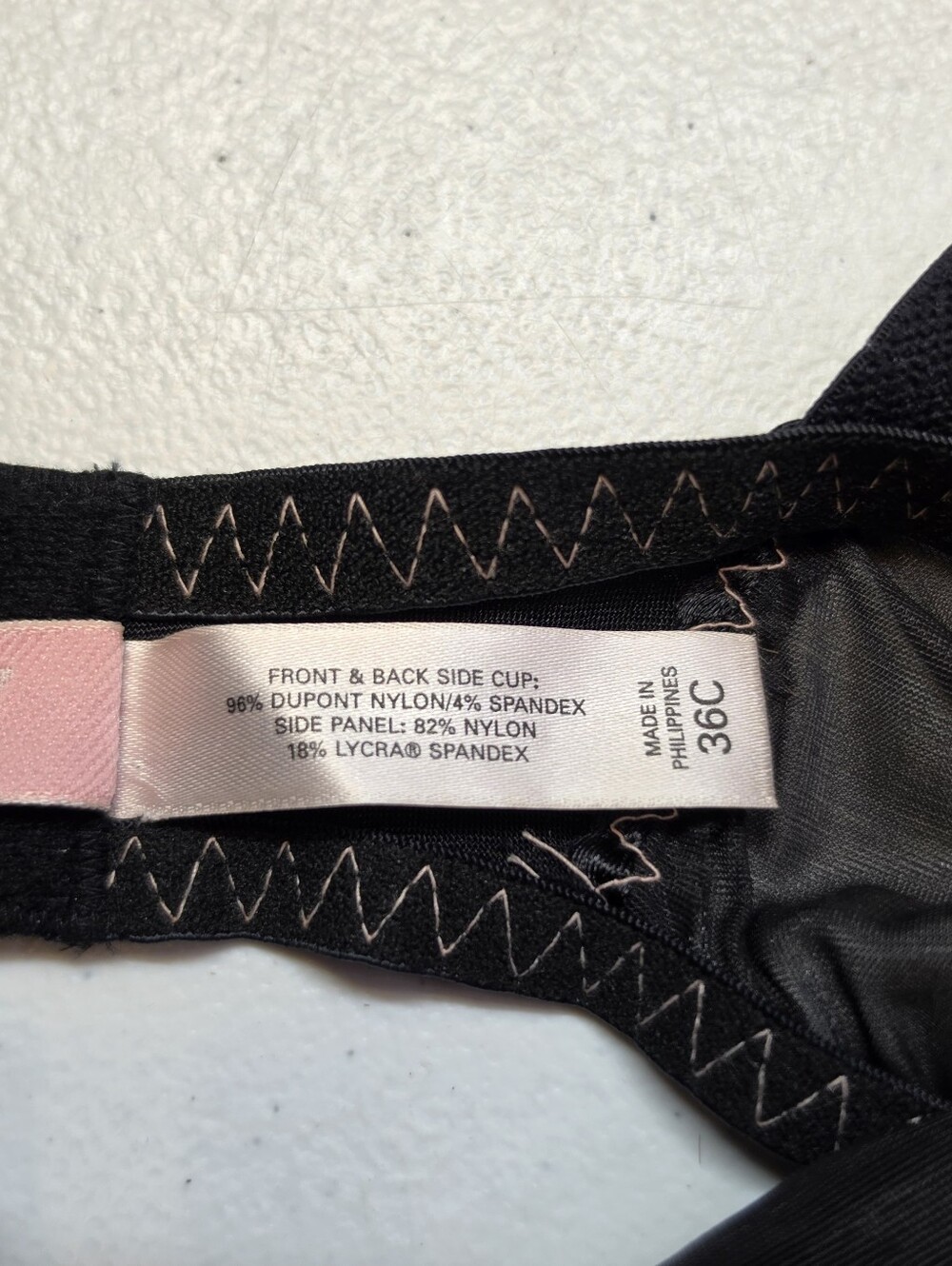 Y2K Victoria's Secret Black Satin Slip Chemise with Pink Bow Garters Corset - Picture 10 of 13